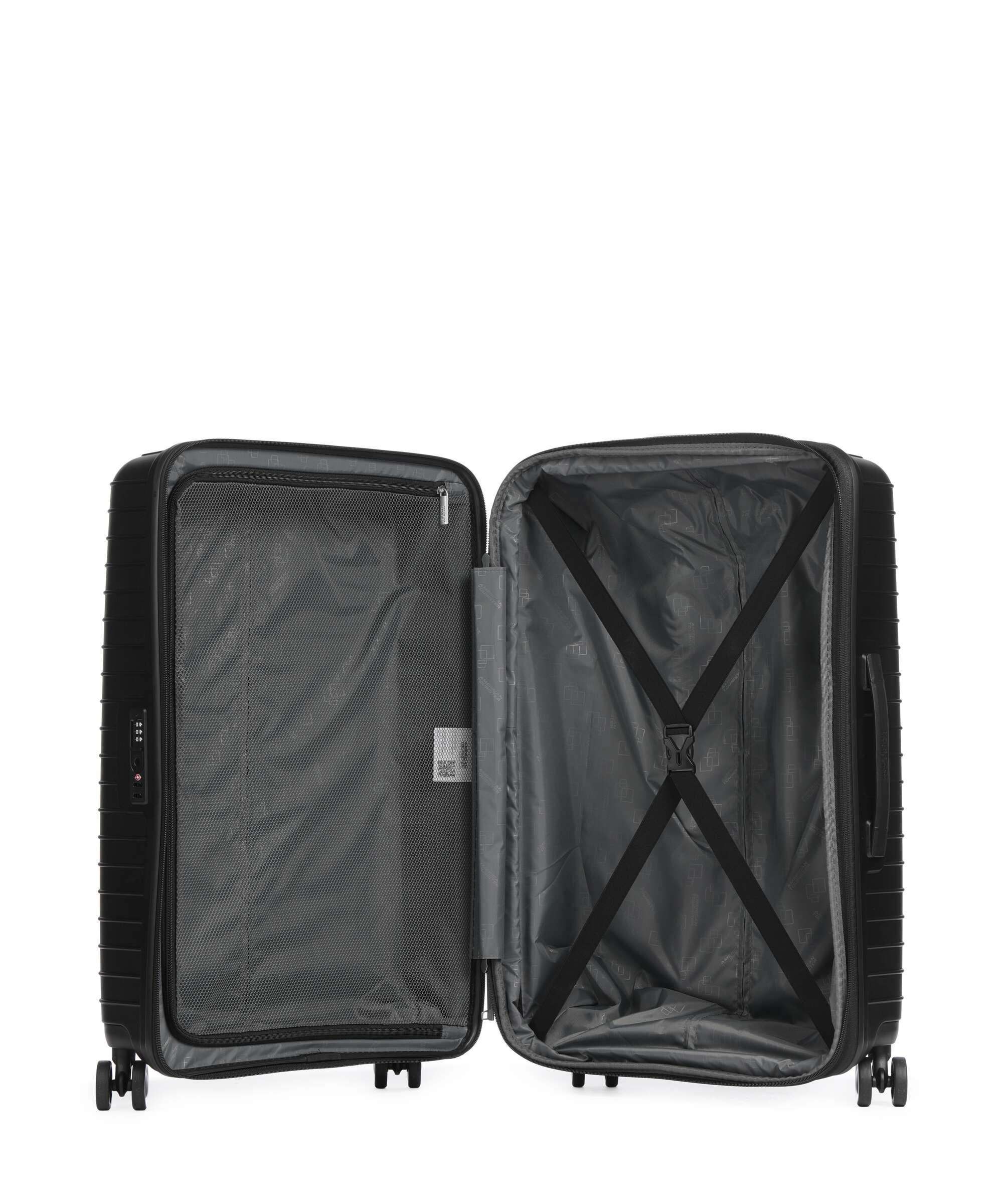 American Tourister Roadrush Suitcase set (4 wheels) shadow black