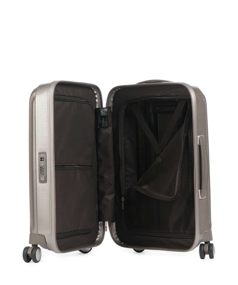 Samsonite Lite-Cube Spinner (4 wheels) ivory/gold