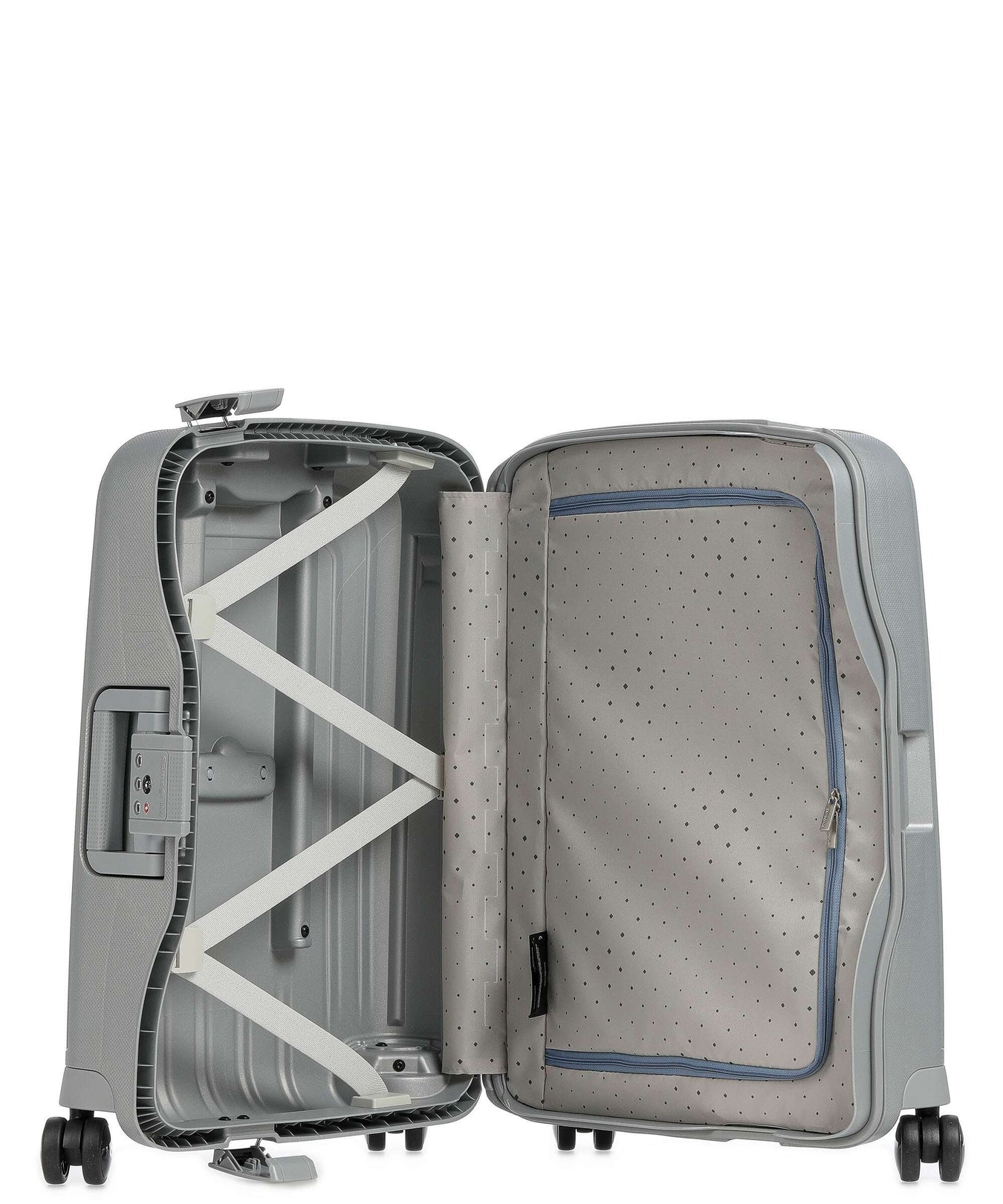 Samsonite S'Cure Spinner (4 wheels) silver