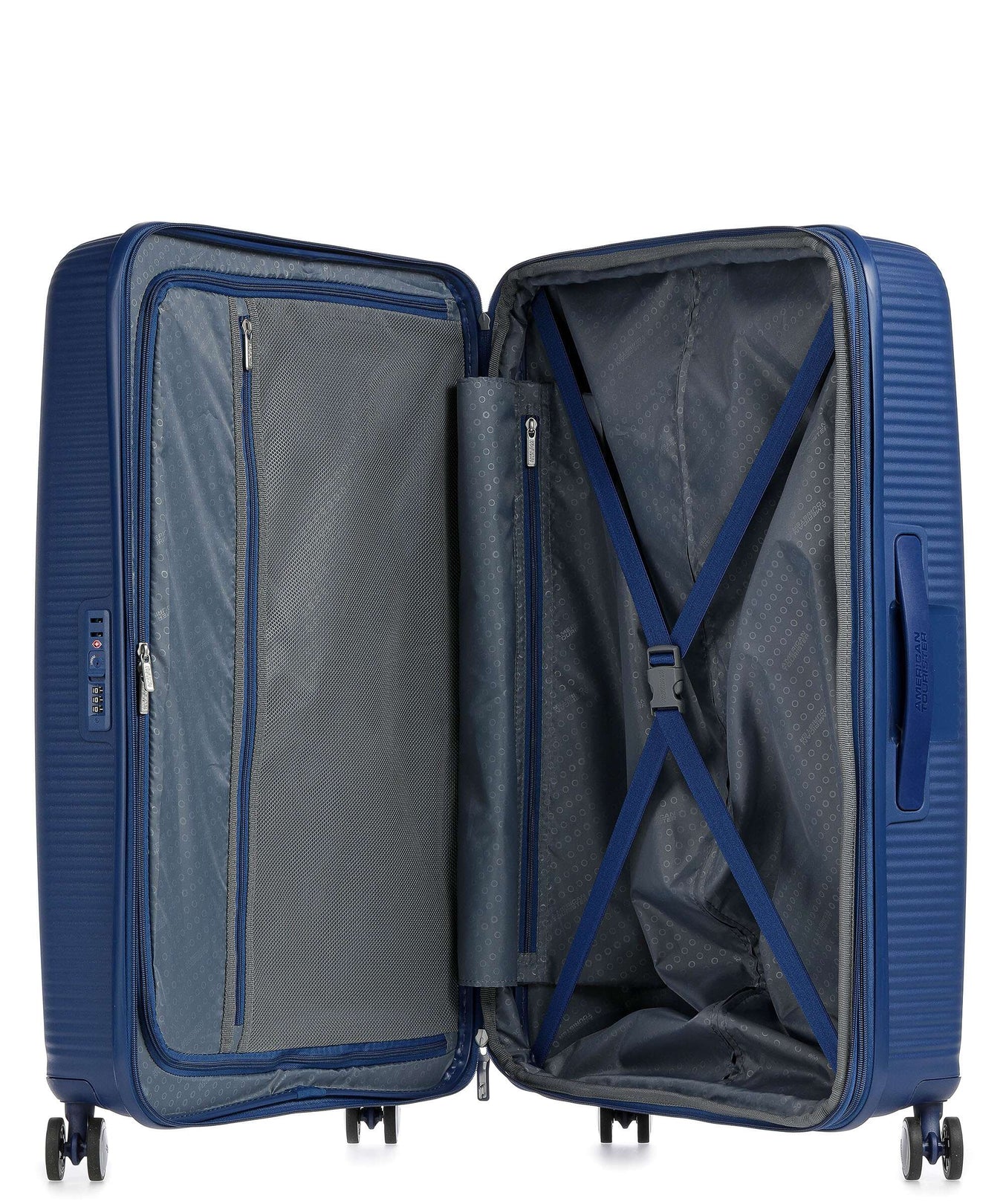 American Tourister Soundbox Spinner (4 wheels) midnight navy