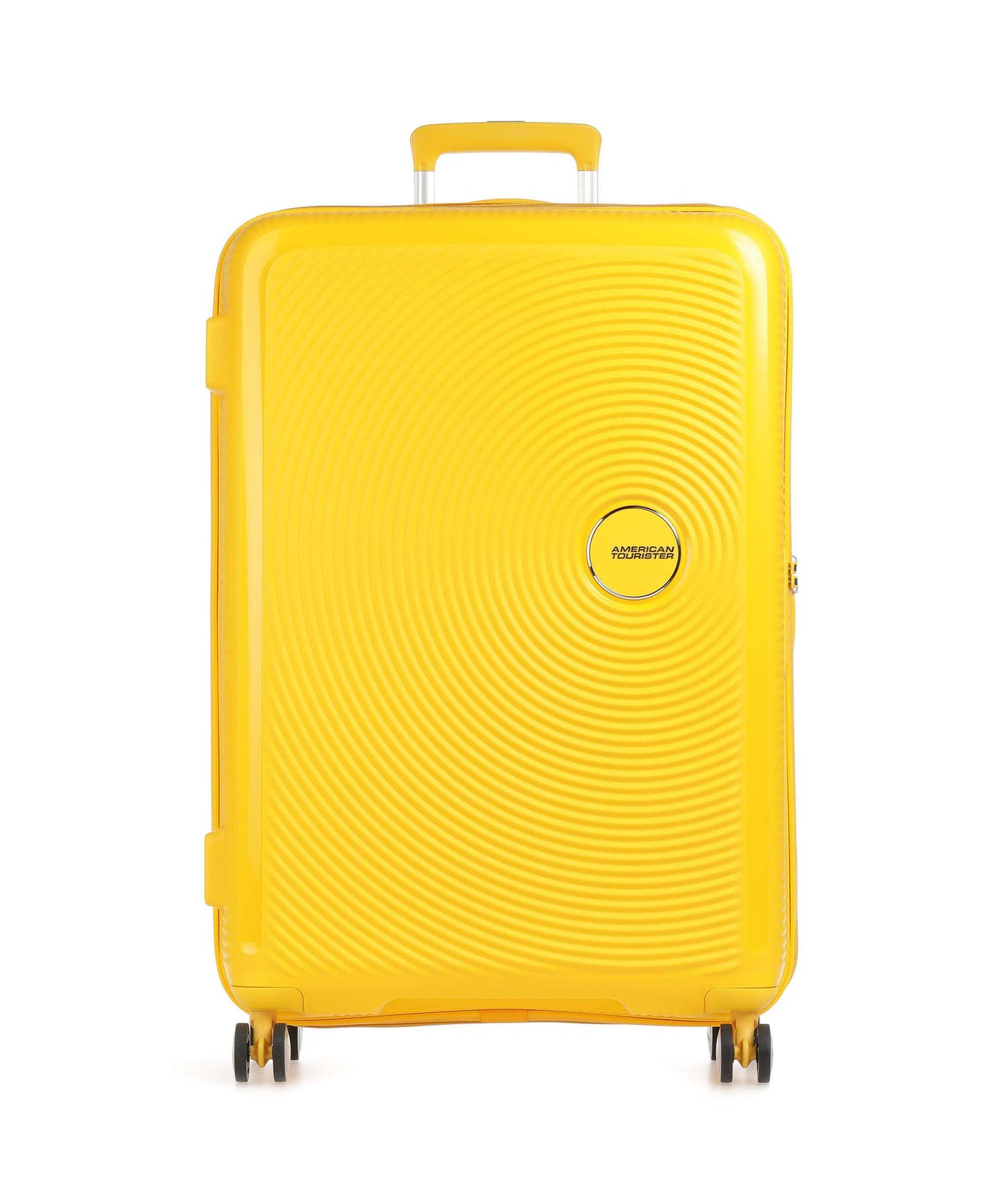 American Tourister Soundbox Spinner (4 wheels) golden yellow