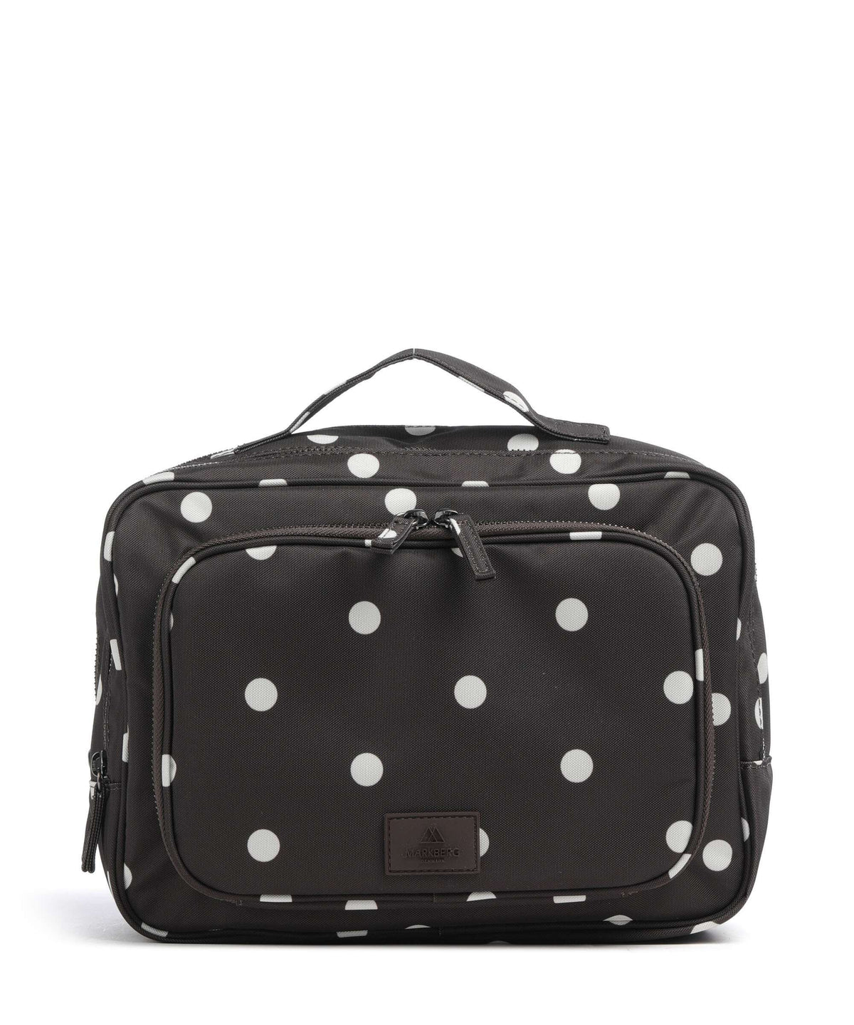 Markberg Guard Toiletry bag polka dot/brown
