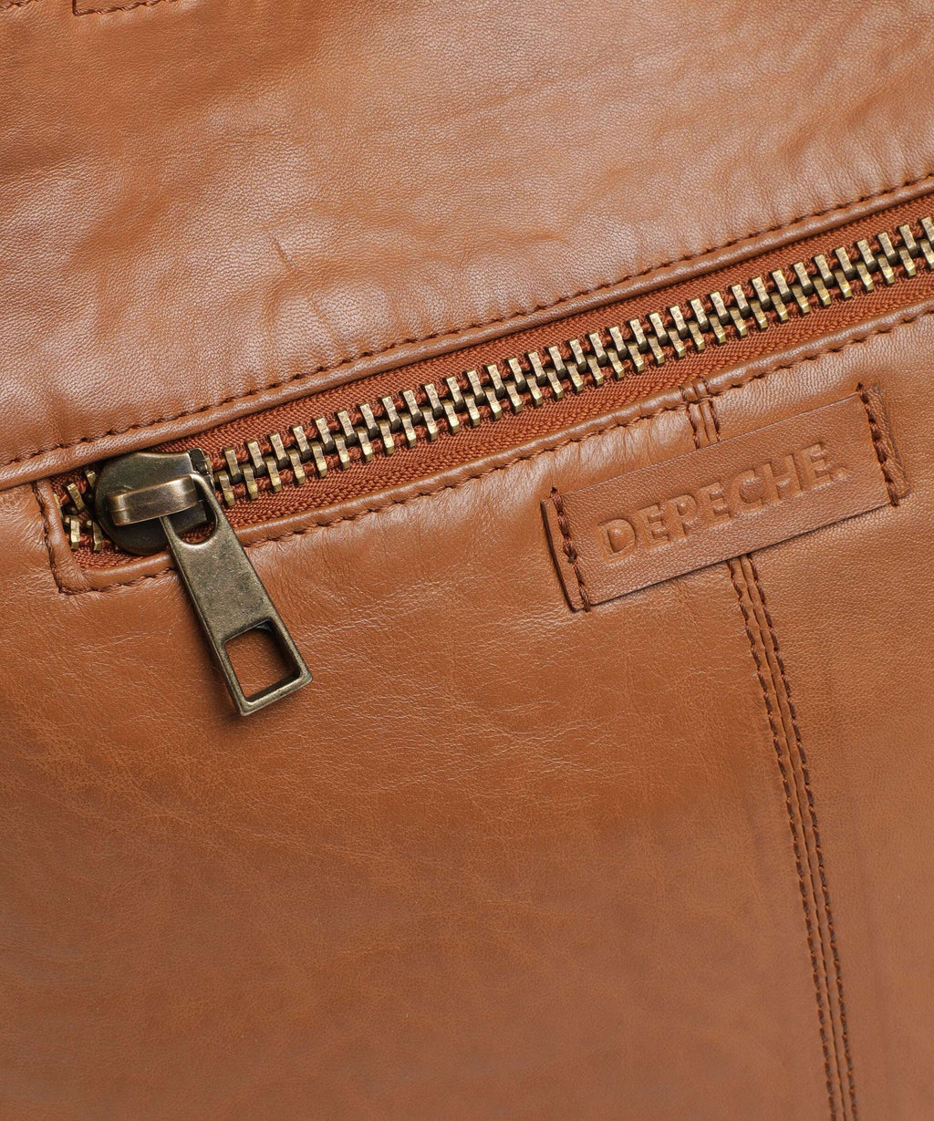 Depeche Power Field Utility Modern Tote bag cognac