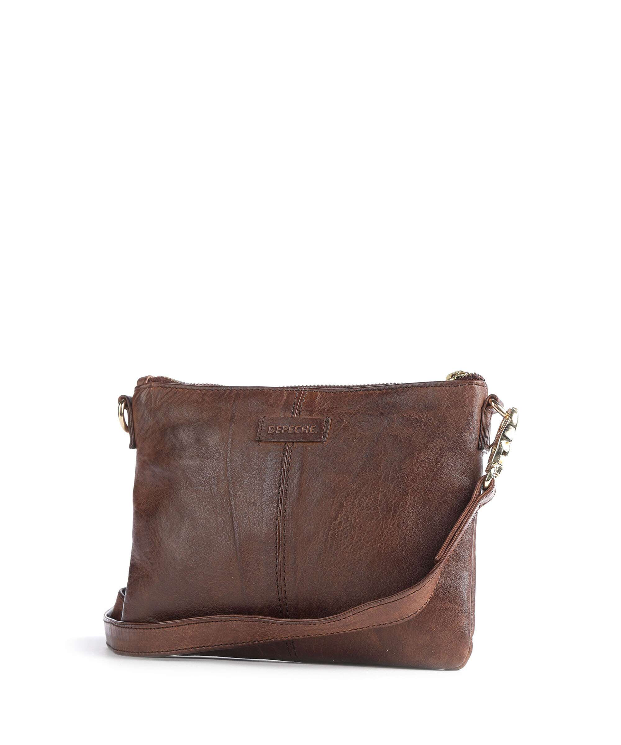 Depeche Golden Chic Crossbody bag brandy