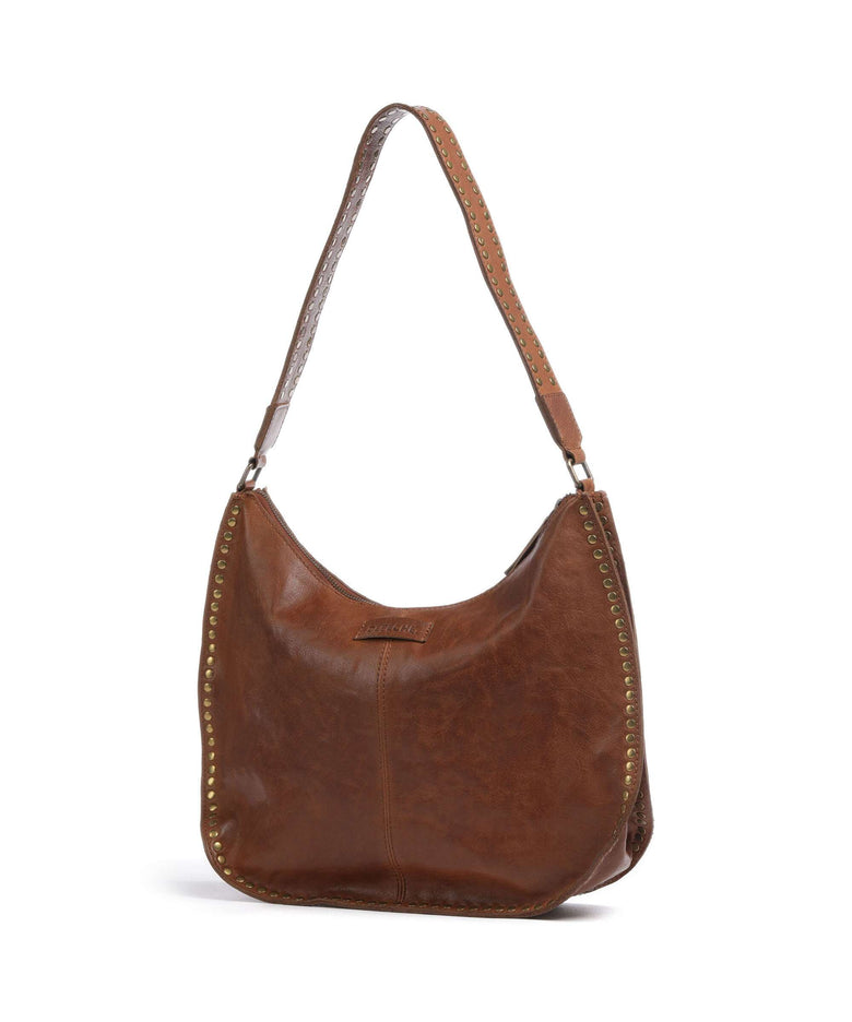 Depeche Rocking Rodeo Hobo bag vintage cognac