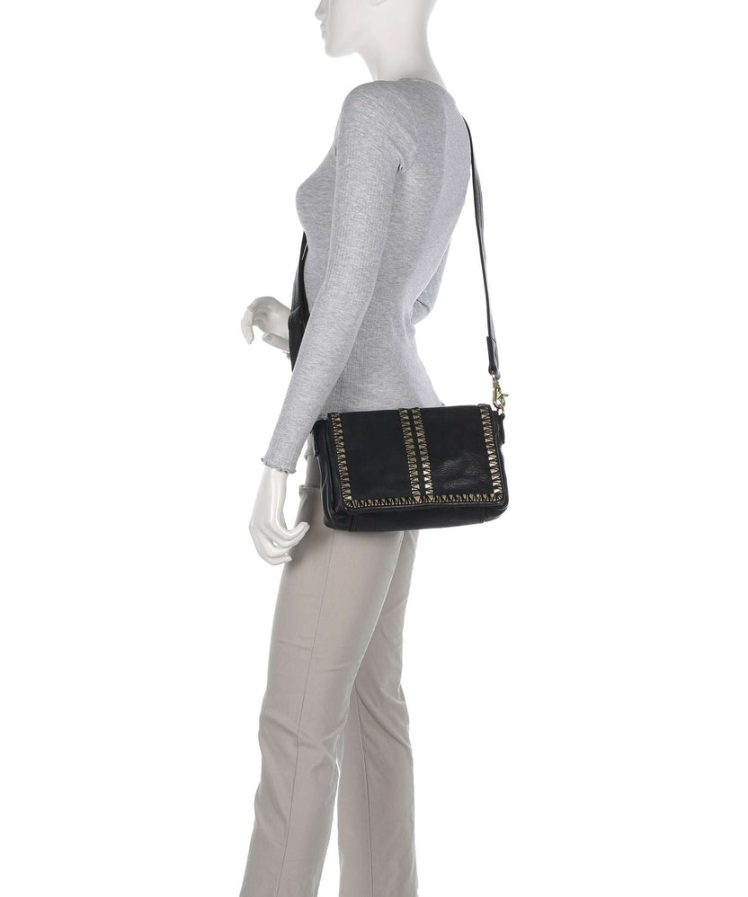 Depeche Golden Magic Crossbody bag black