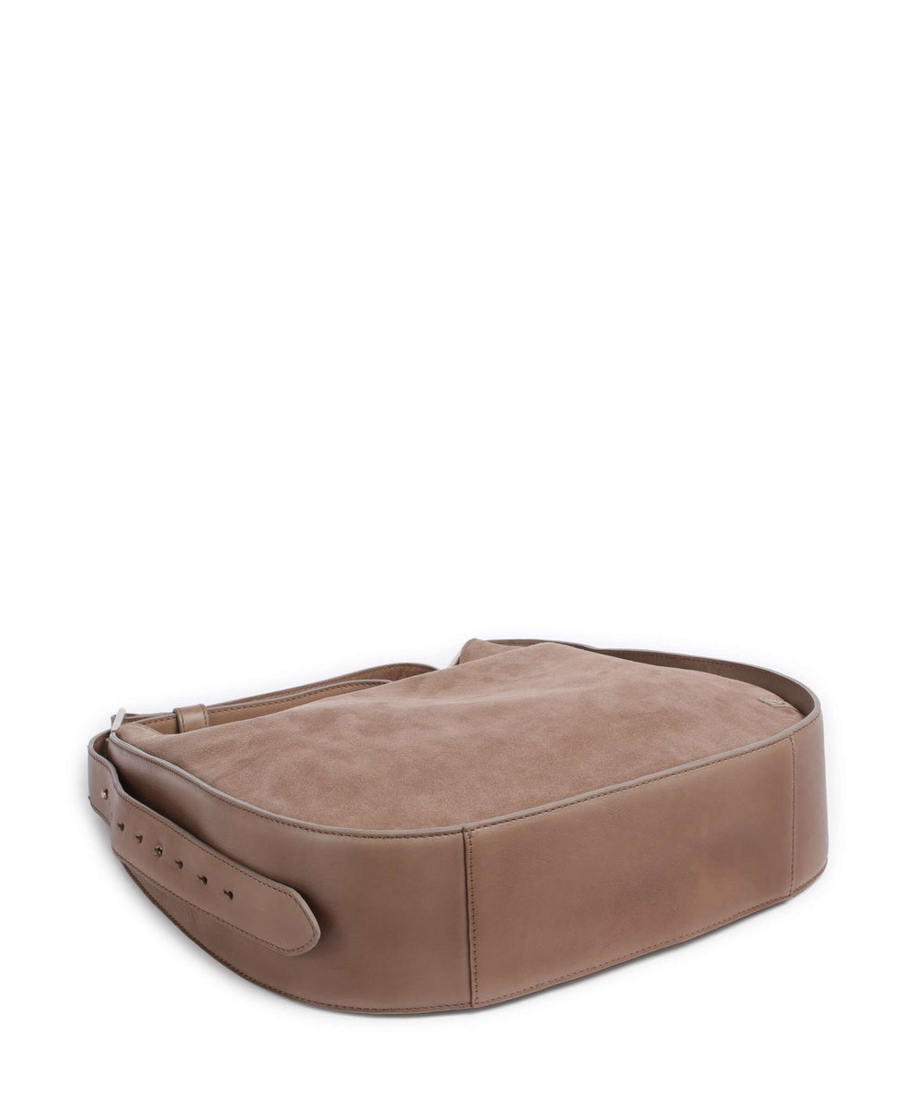 Depeche Madrid Hobo bag taupe