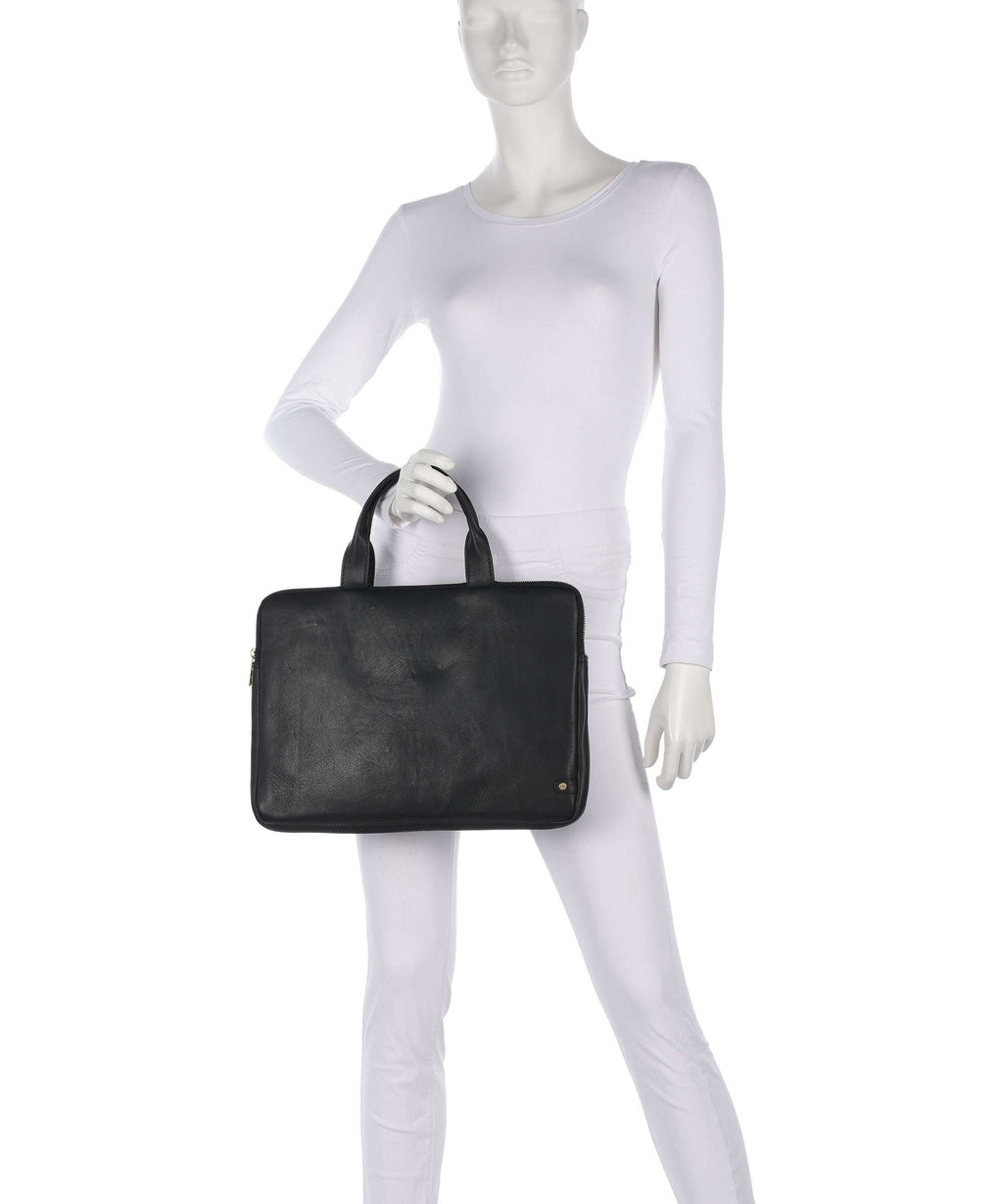 Depeche Golden Chic Briefcase black