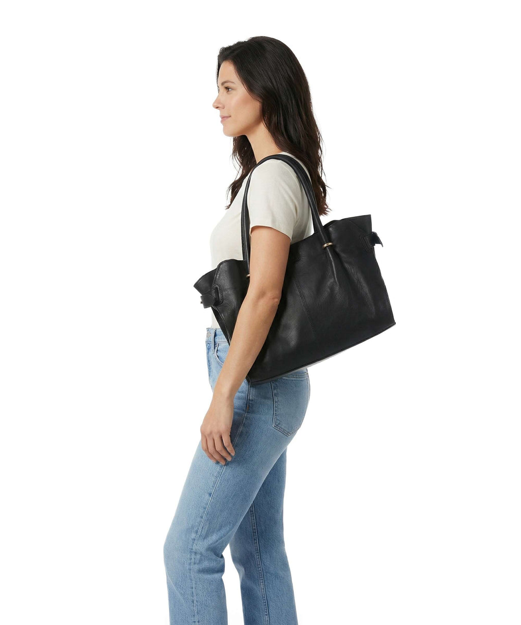 Depeche Golden Chic Tote bag black