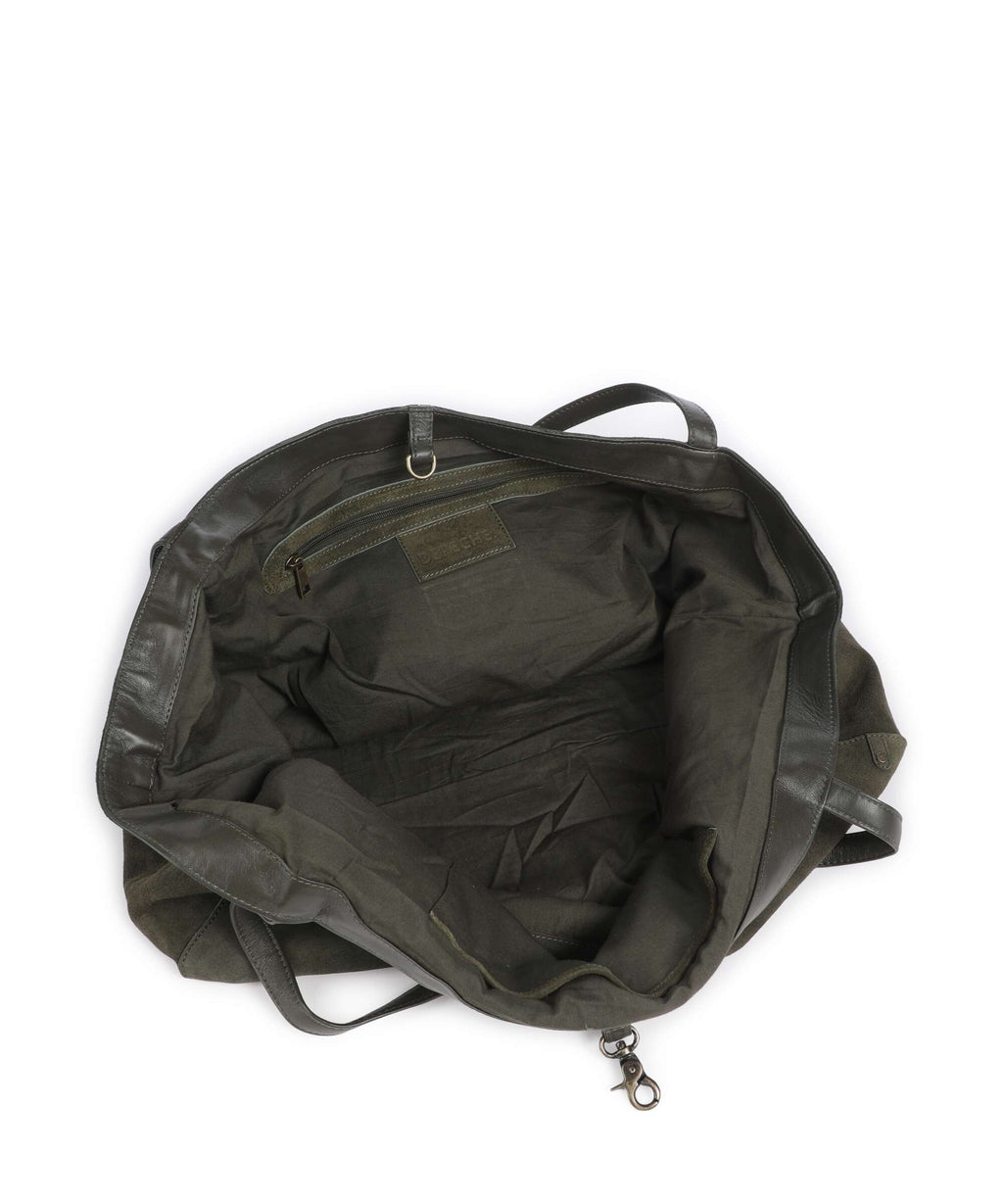 Depeche Bilbao Tote bag army green