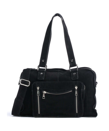 Núnoo New Suede Mille Torba na zakupy black