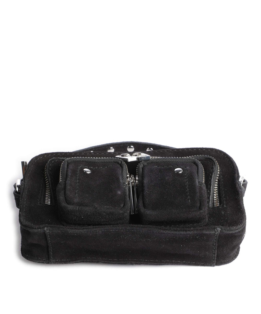 Núnoo Suede Helena Crossbody bag black