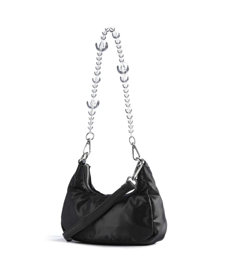 Núnoo Satin Flora Shoulder bag black