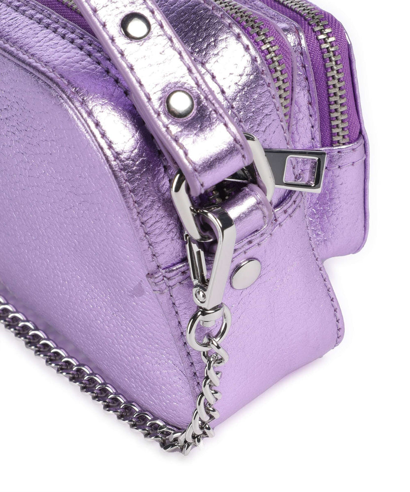 Núnoo Metallic Helena Crossbody bag purple