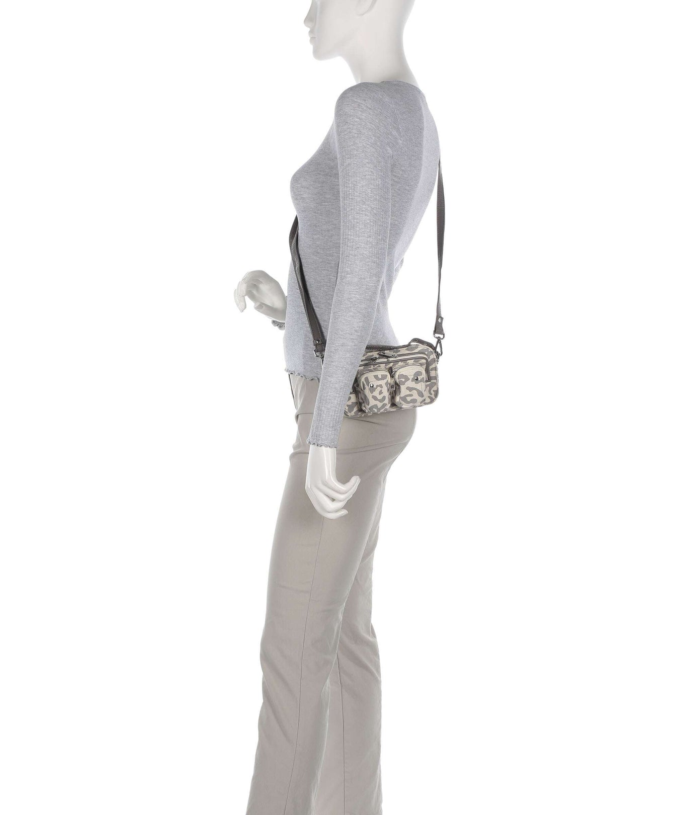 Núnoo Recycled Canvas Helena Crossbody bag light dots