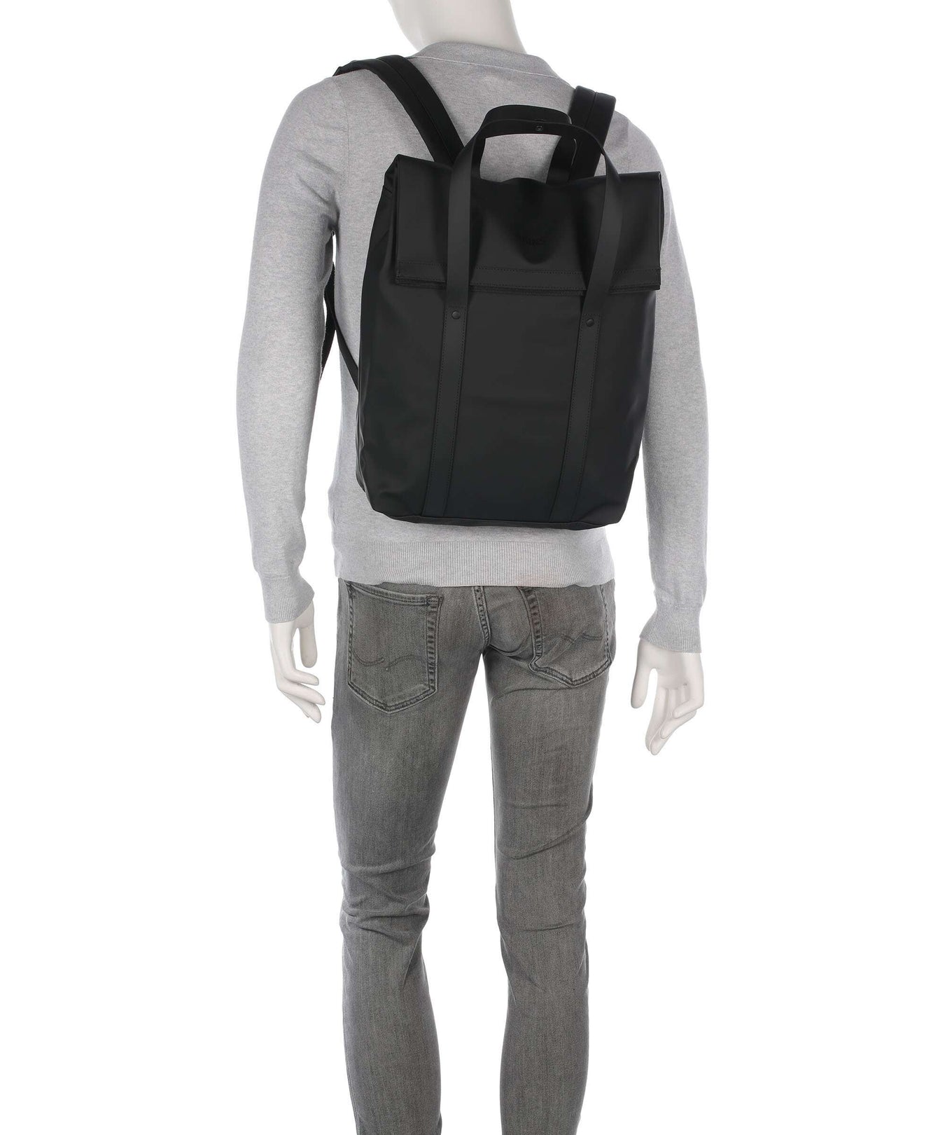 Rains 2 Way Backpack bag black