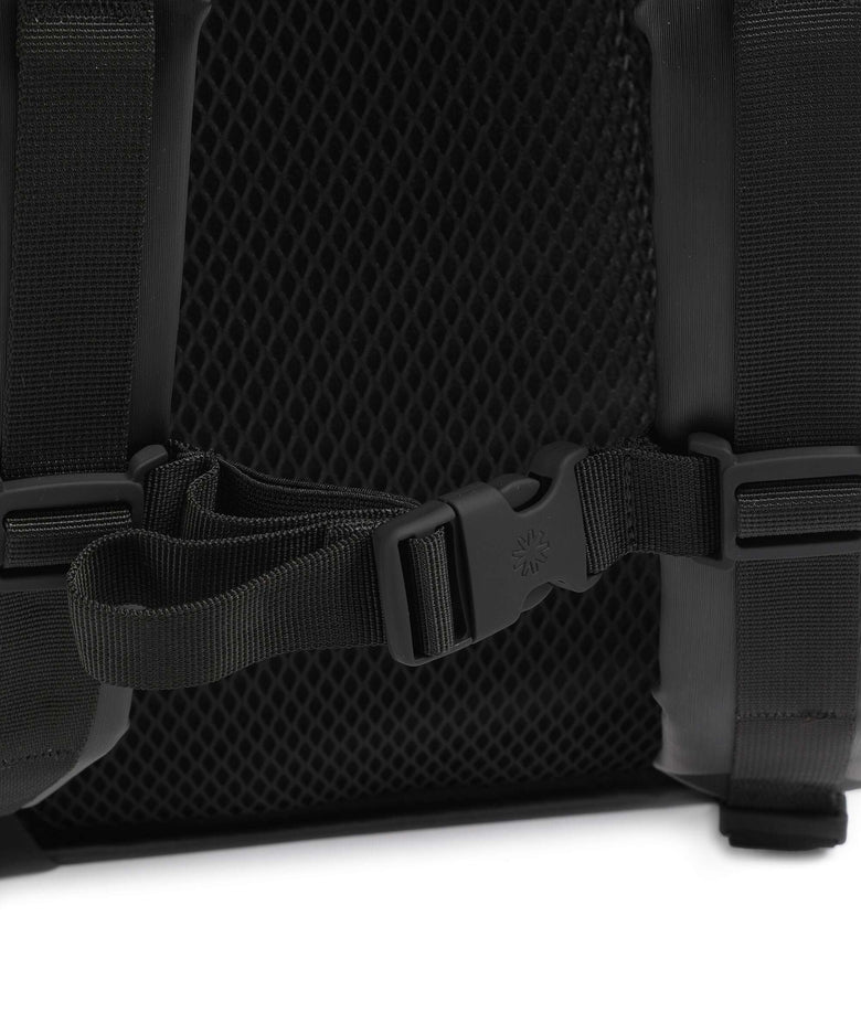 Rains Rolltop backpack black grain