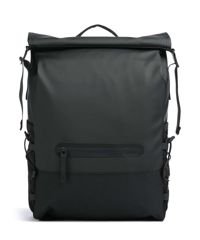 Rains Trail Mountaineer Rolltop backpack black