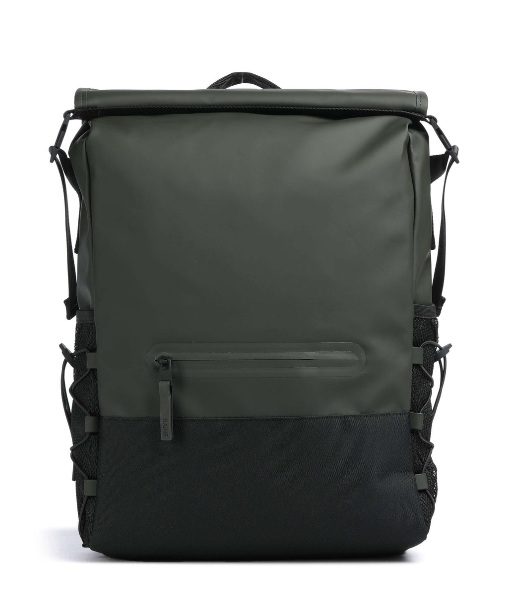 Rains Trail Mountaineer Rolltop backpack green