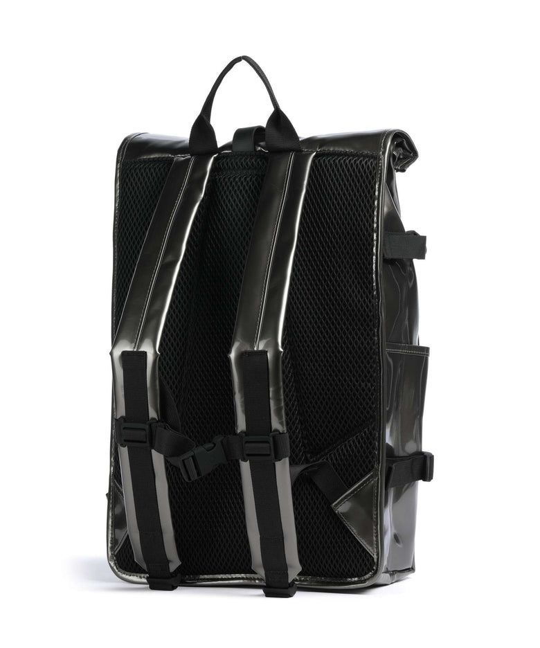 Rains Large Rolltop backpack raven