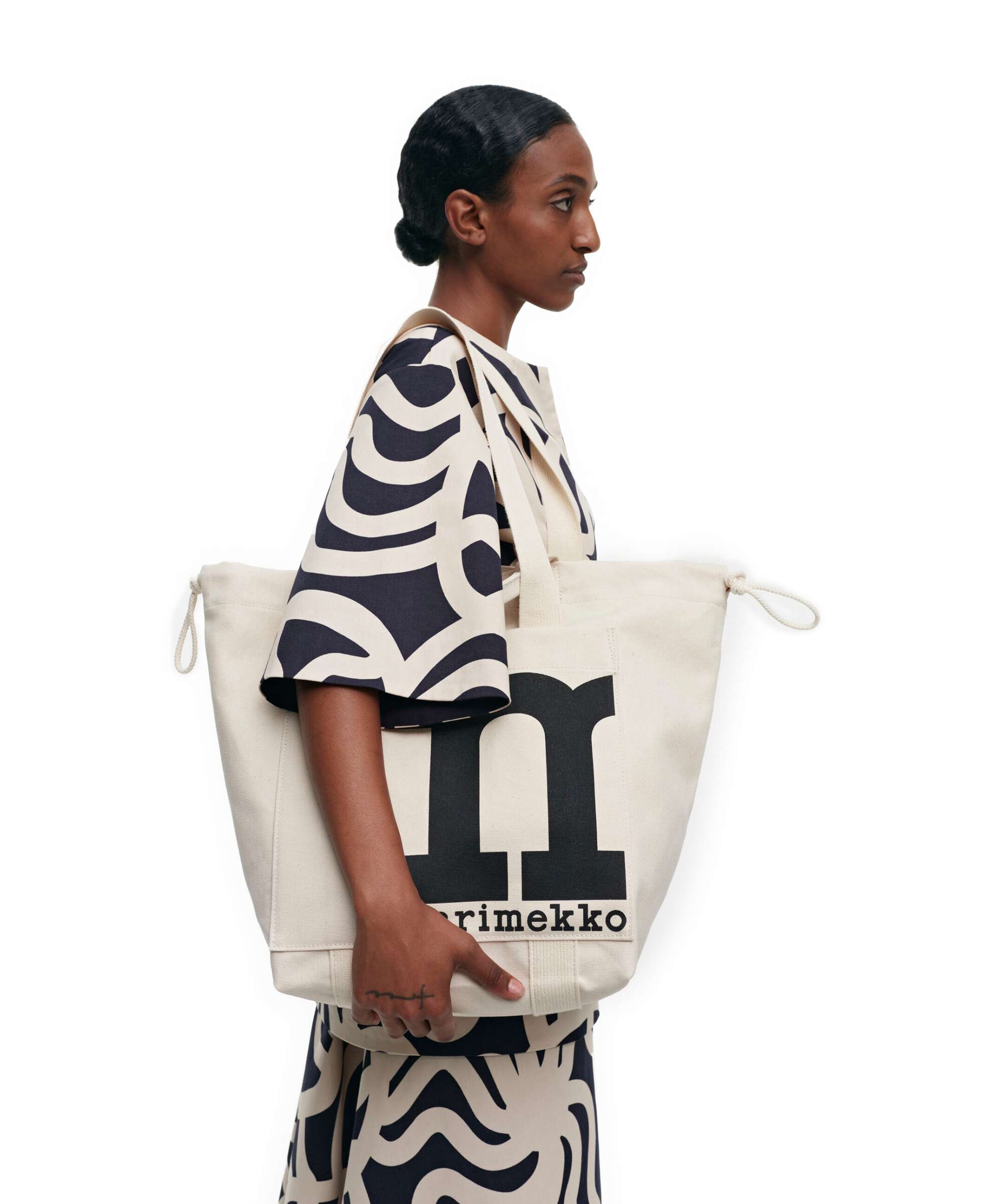 Marimekko Mono City Solid Tote bag cotton