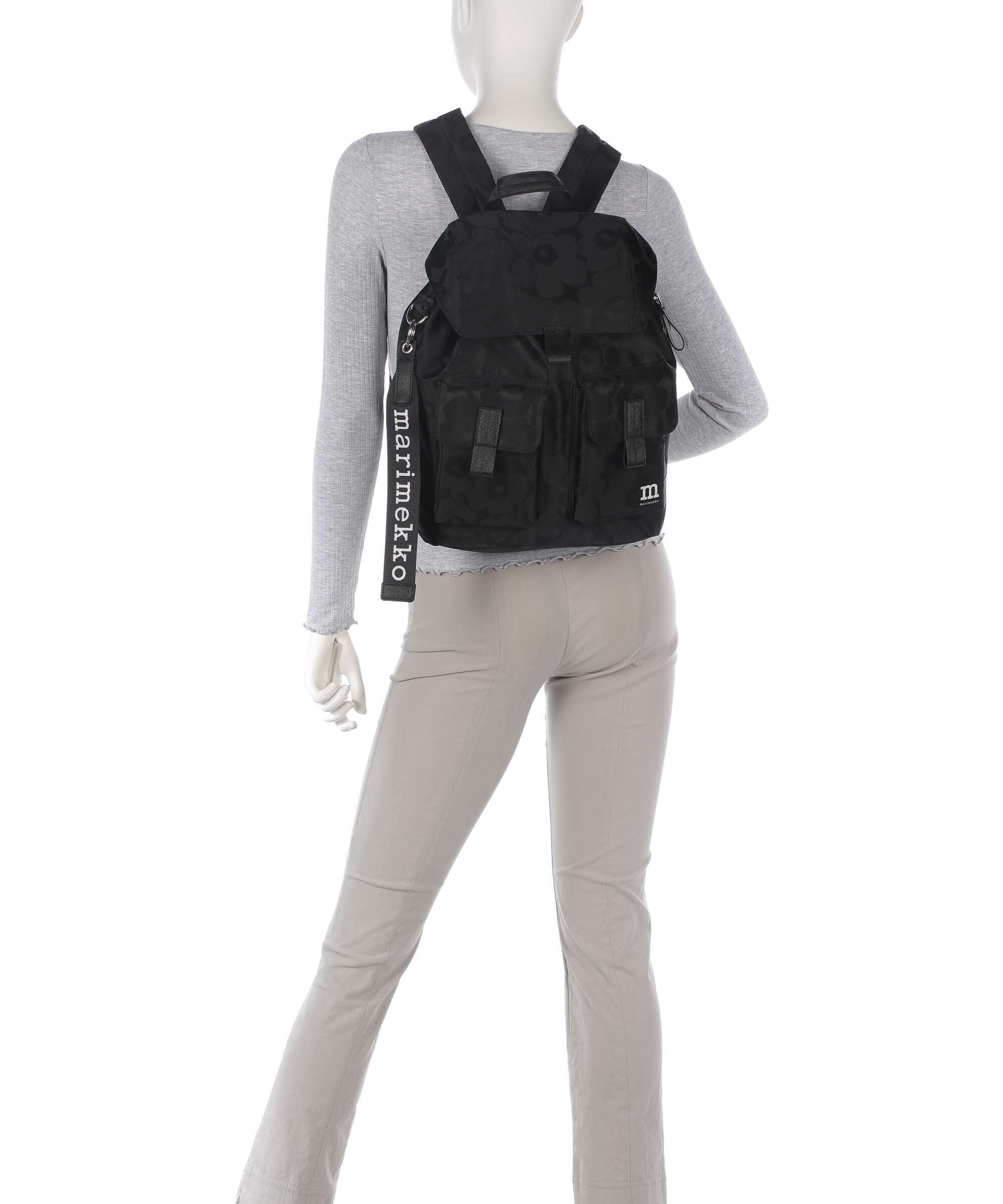Marimekko Everything Unikko L Backpack black
