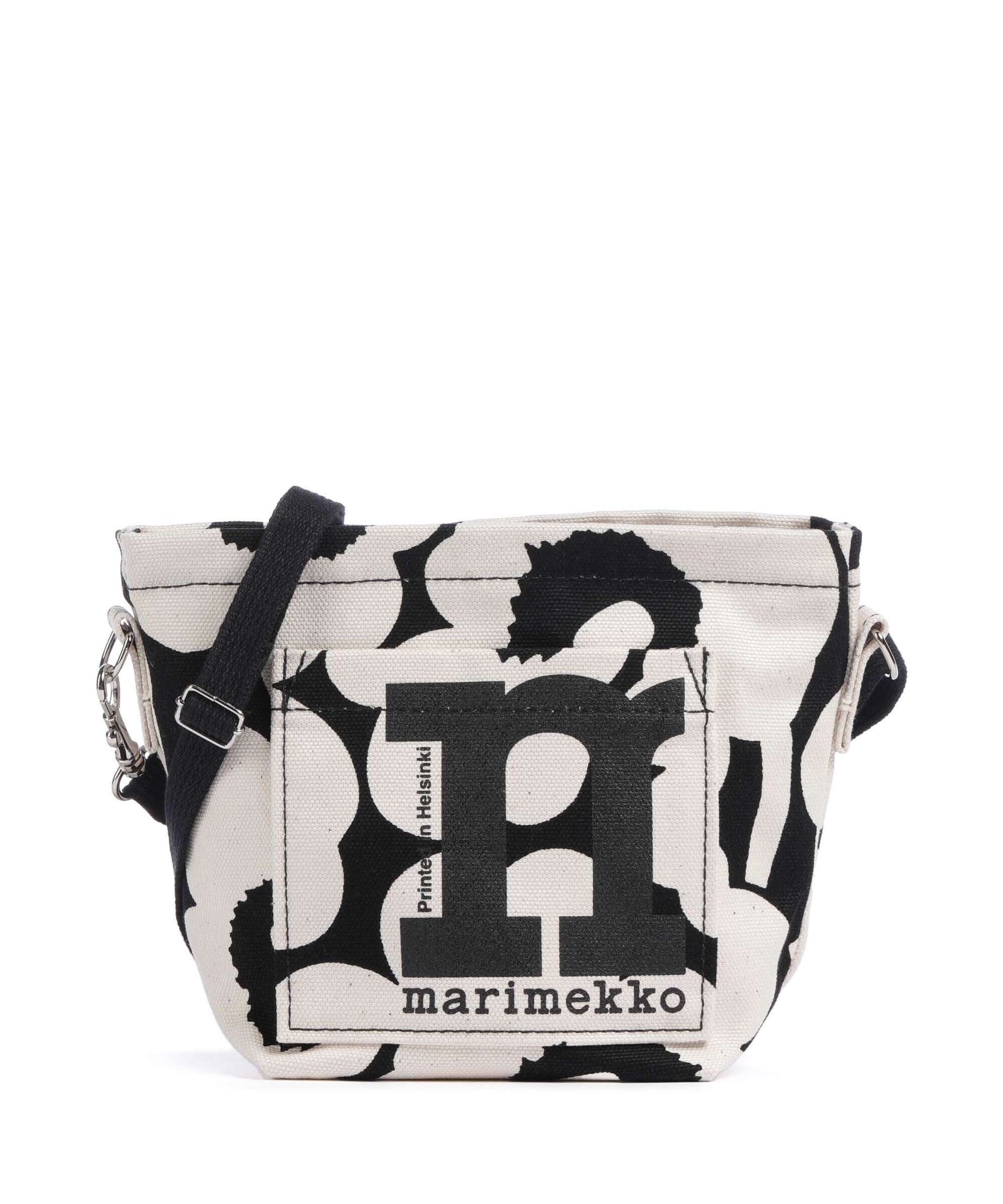 Marimekko Mono Unikko Mini Crossbody bag cotton/black