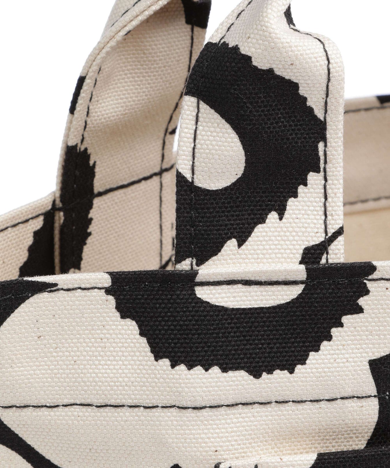 Marimekko Unikko Mono Mini Handbag cotton/black