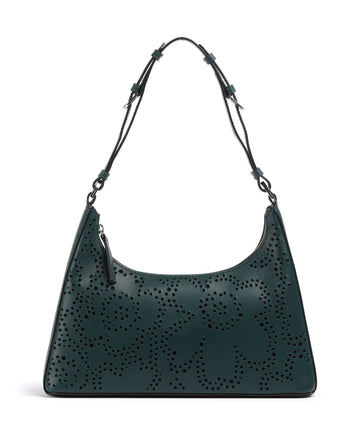 Marimekko Unikko Imprint Torba na ramię dark green