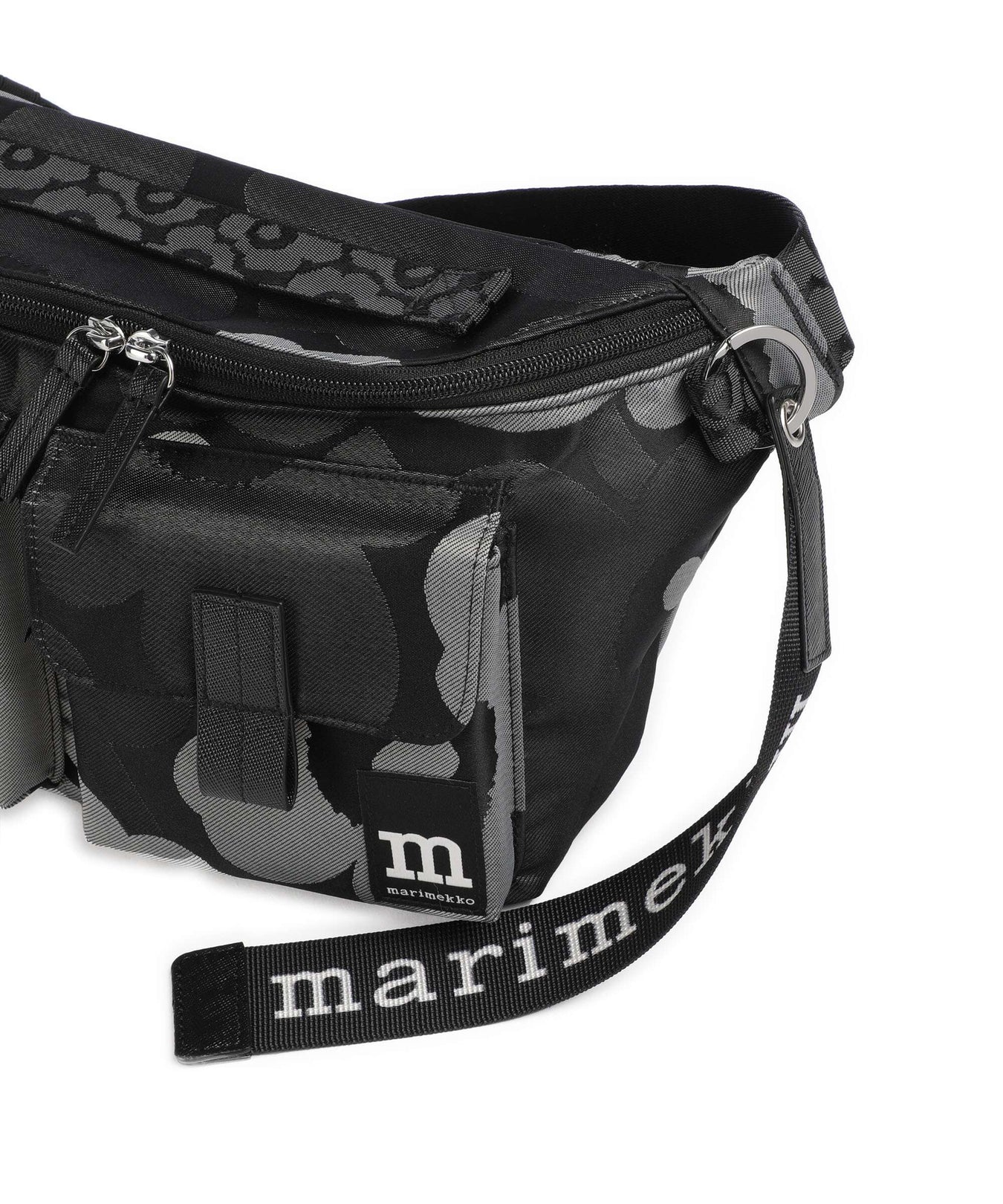 Marimekko Unikko M Crossbody bag grey/dark grey/black