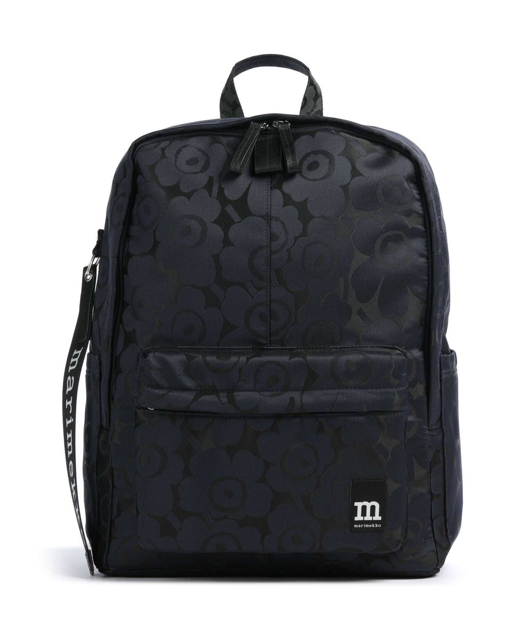 Marimekko Unikko Zip Top Backpack blue/dark blue