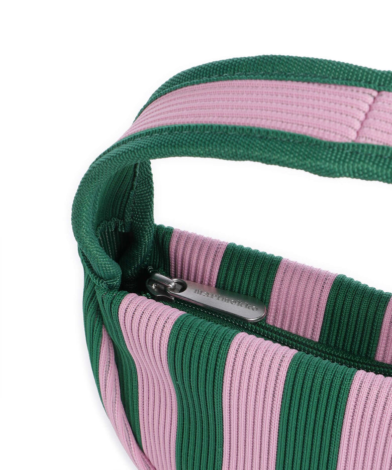 Marimekko Knitted Merirosvo Handbag pink/dark green