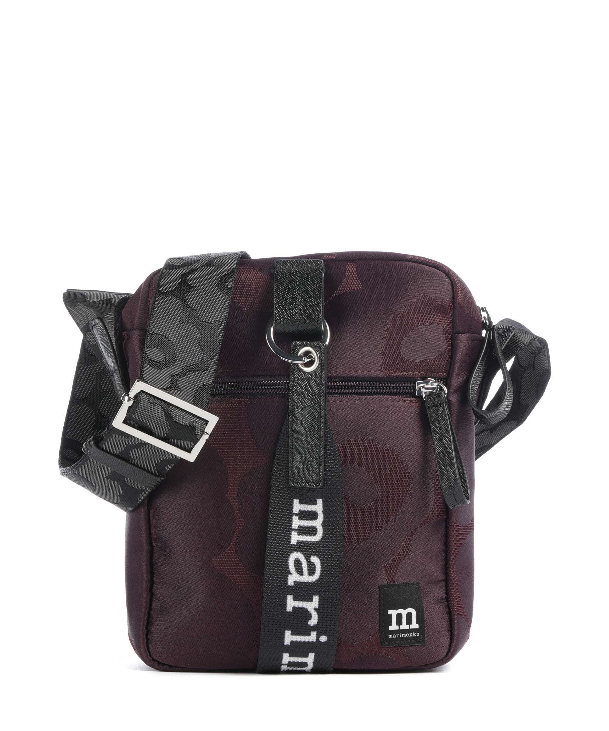 Marimekko Wear All Day Unikko Crossbody bag wine red/dark wine