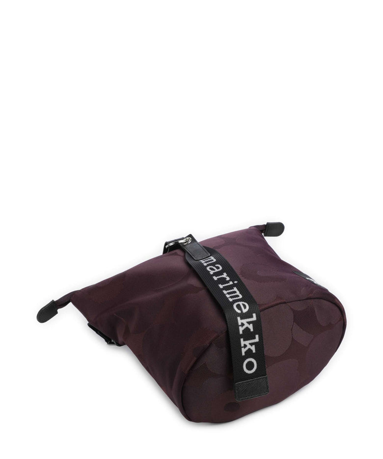 Marimekko Wear All Day Unikko Bucket bag wine red/dark wine