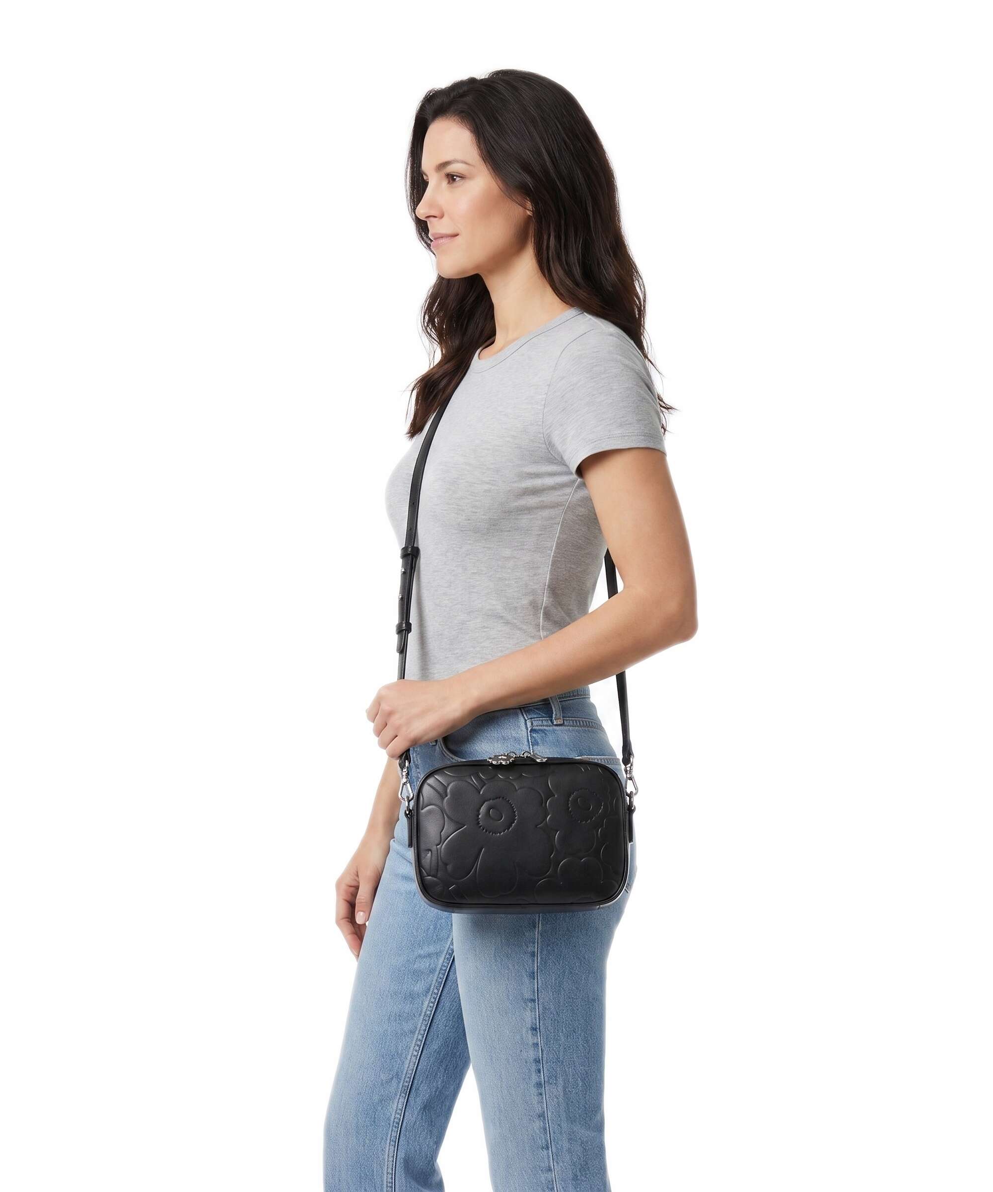 Marimekko Gratha Unikko Crossbody bag black