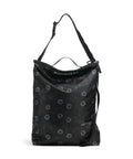 Marimekko Neat Unikko M Hobo bag black/dark grey