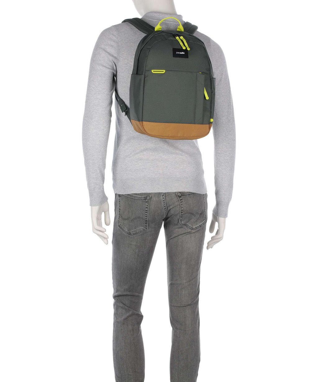 Pacsafe Go 15 Backpack spruce green