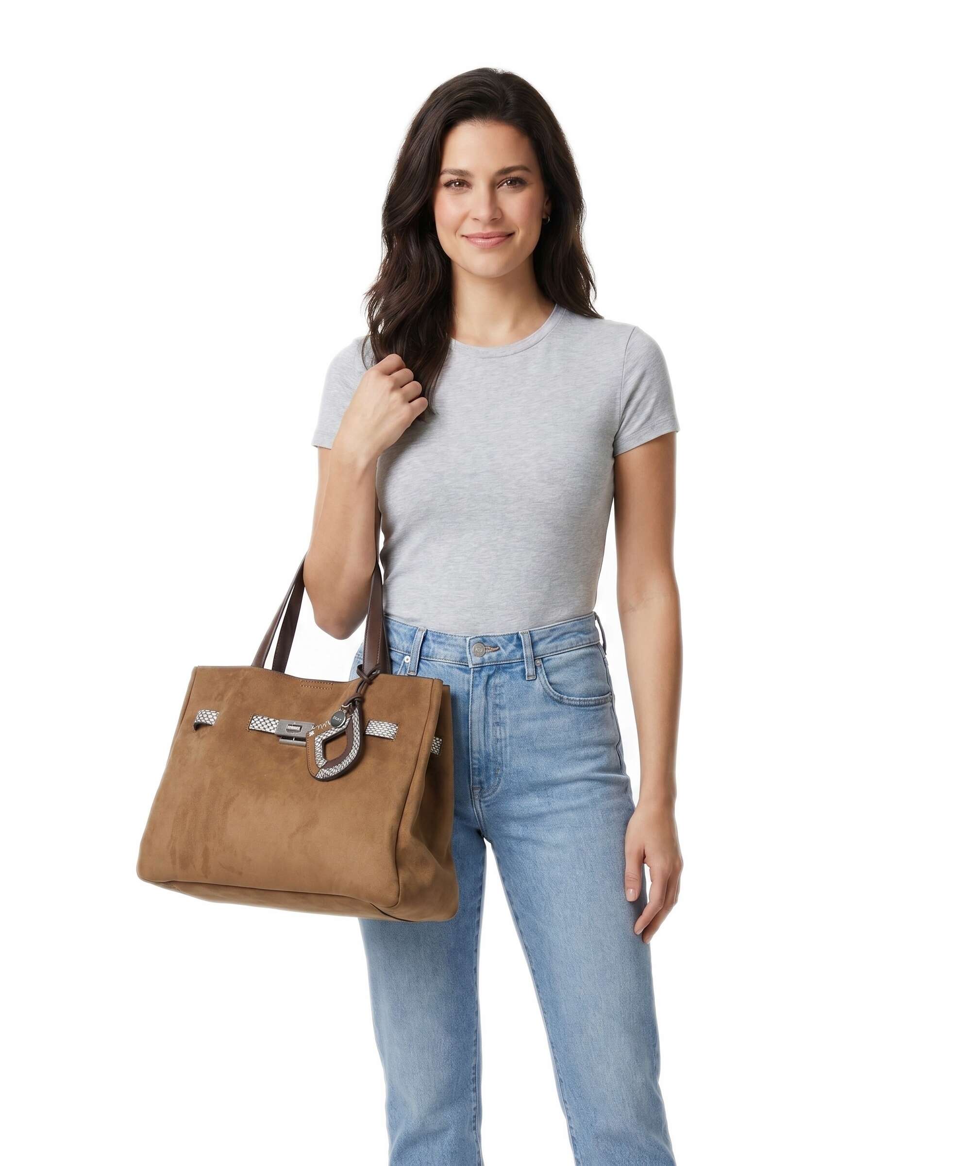DKNY Bryar Large Handbag almond