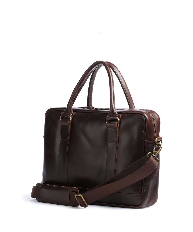 Buckle & Seam Everett Briefcase brown