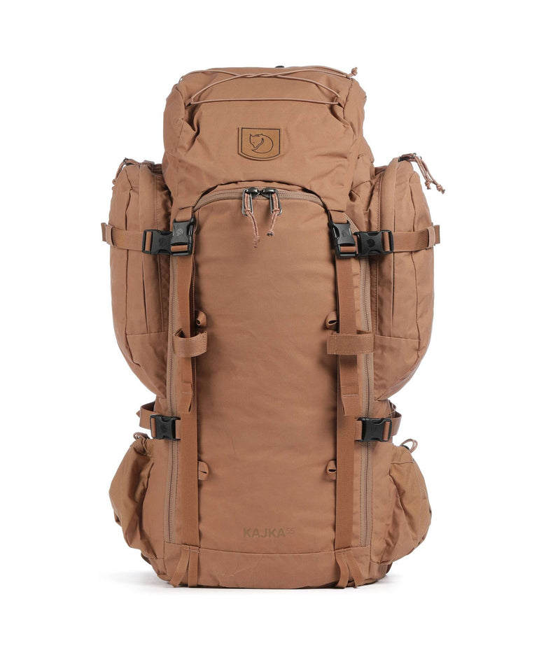 Fjällräven Kajka 55 M/L Trekking backpack khaki dust