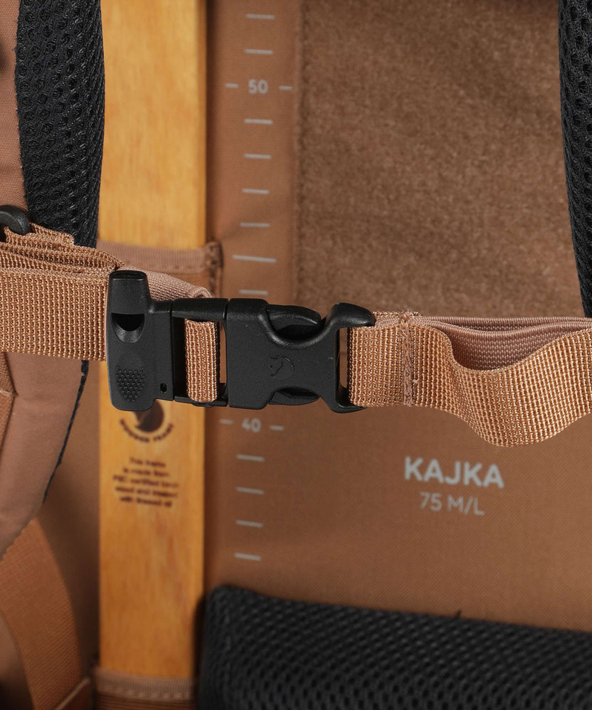 Fjällräven Kajka 75 M/L Trekking backpack khaki dust