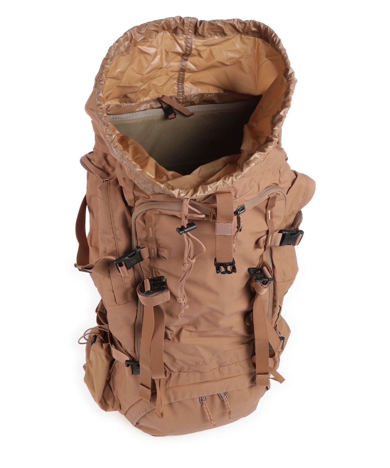Fjällräven Kajka 75 M/L Trekking backpack khaki dust