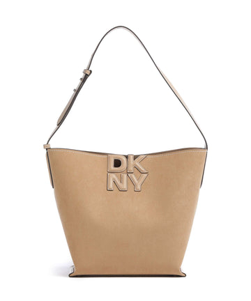 DKNY Nicole Torebka worek cappucino