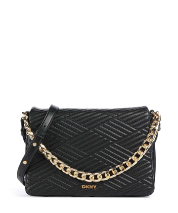 DKNY Desiree Torba przez ramię black/gold