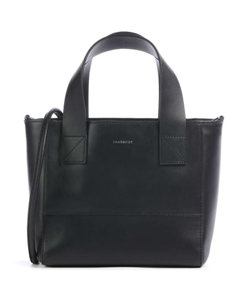 Sandqvist Leather Classics Cecilia Torebka black