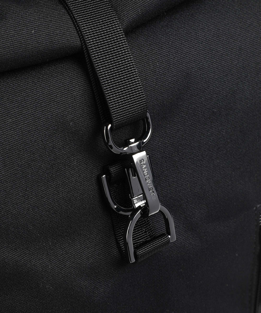 Sandqvist Ground Dante Vegan Rolltop backpack black
