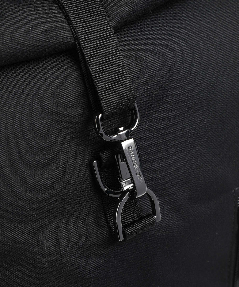 Sandqvist Ground Dante Vegan Rolltop backpack black