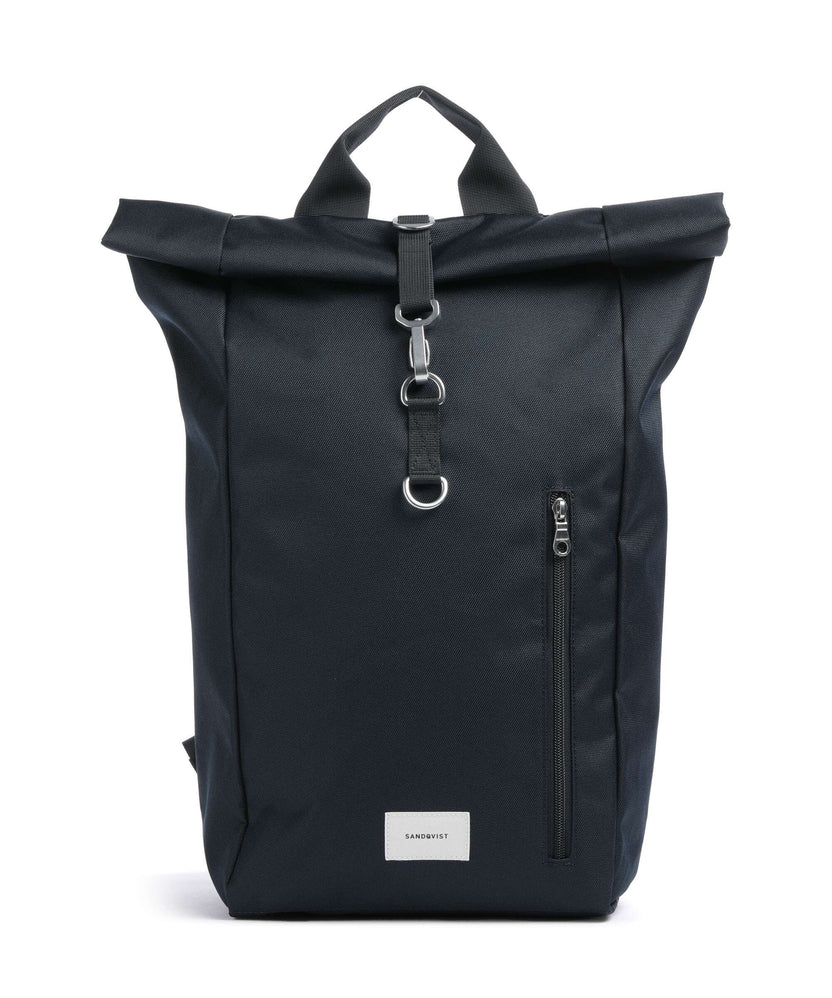 Sandqvist Ground L Rolltop backpack navy