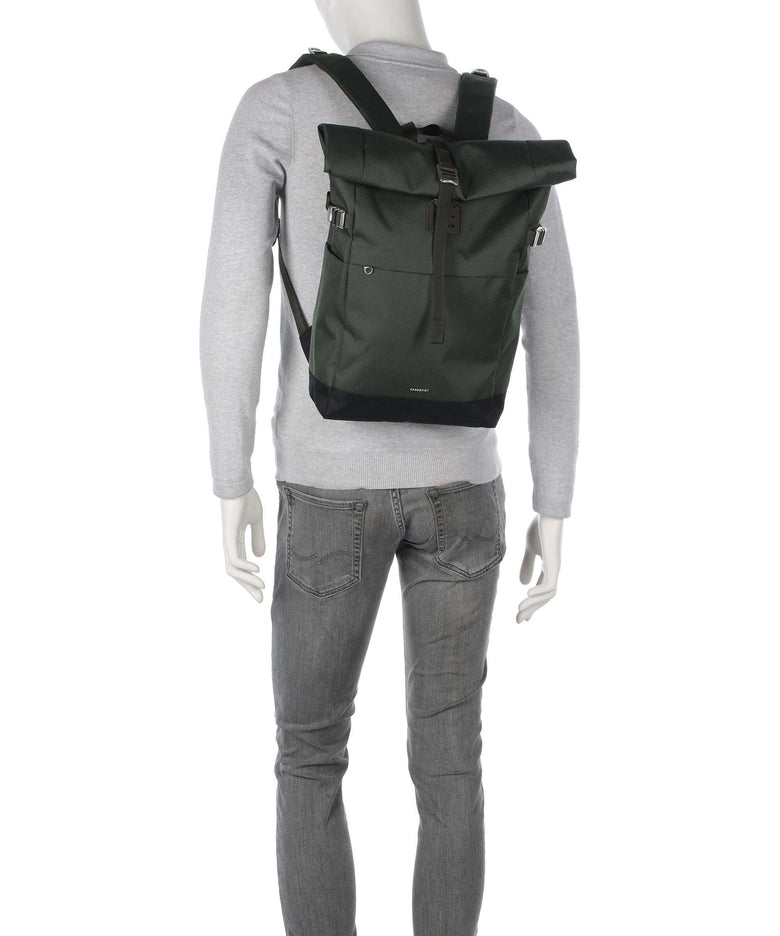 Sandqvist Icon M Rolltop backpack black