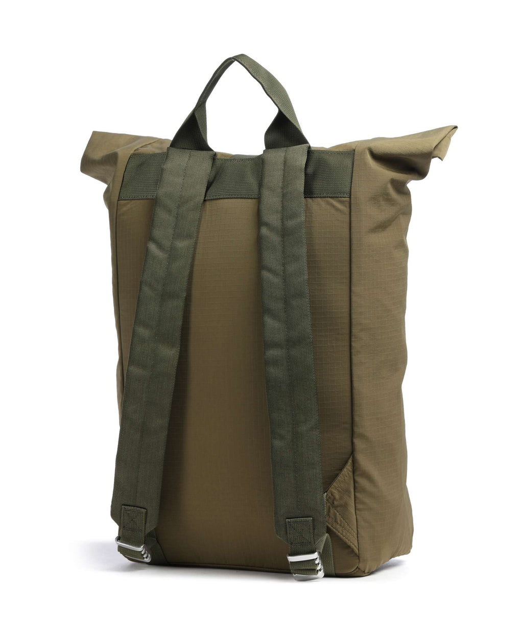 Sandqvist Grid Rolltop backpack olive